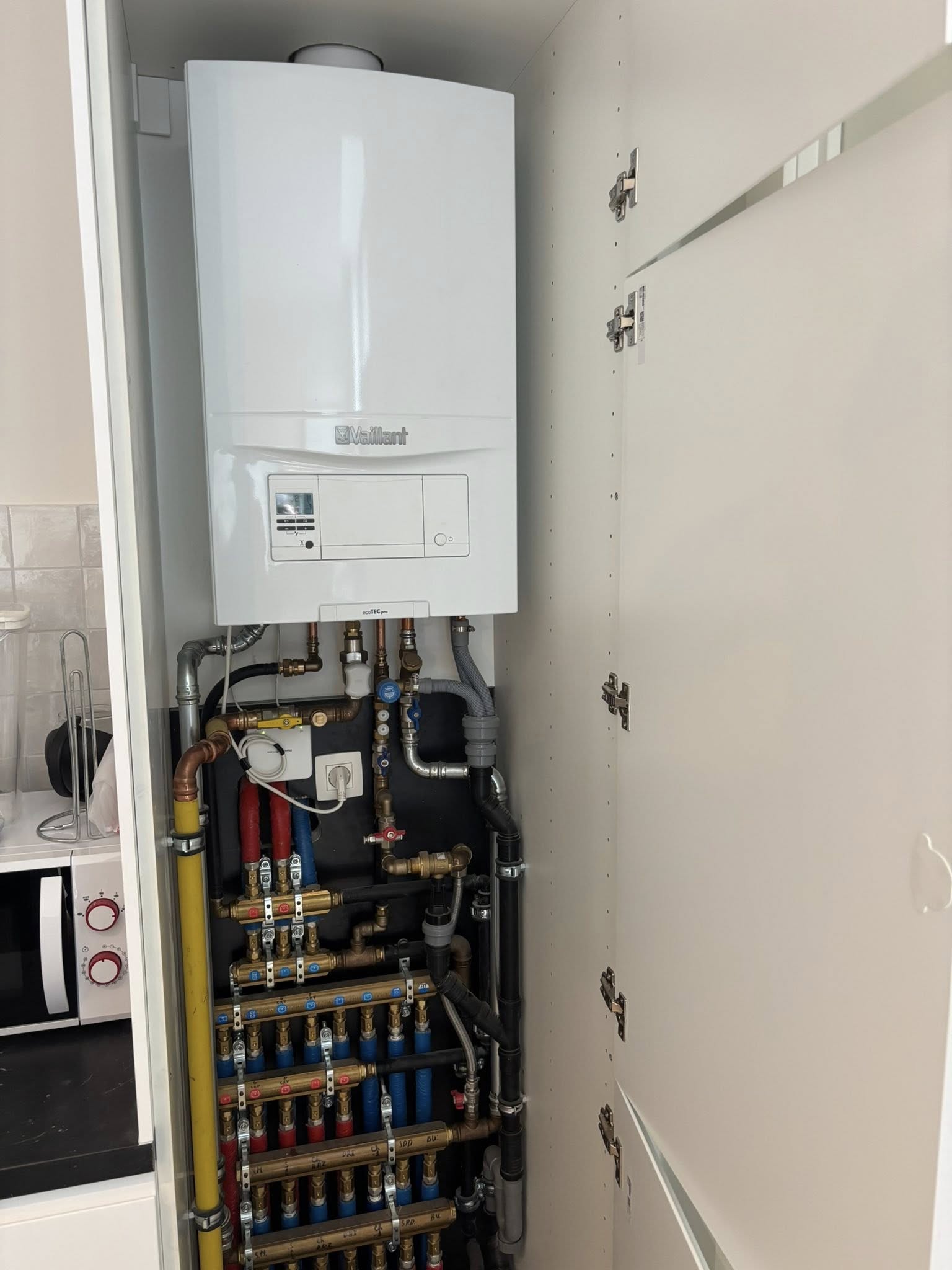 Chaudière Vaillant — collecteur détaillé