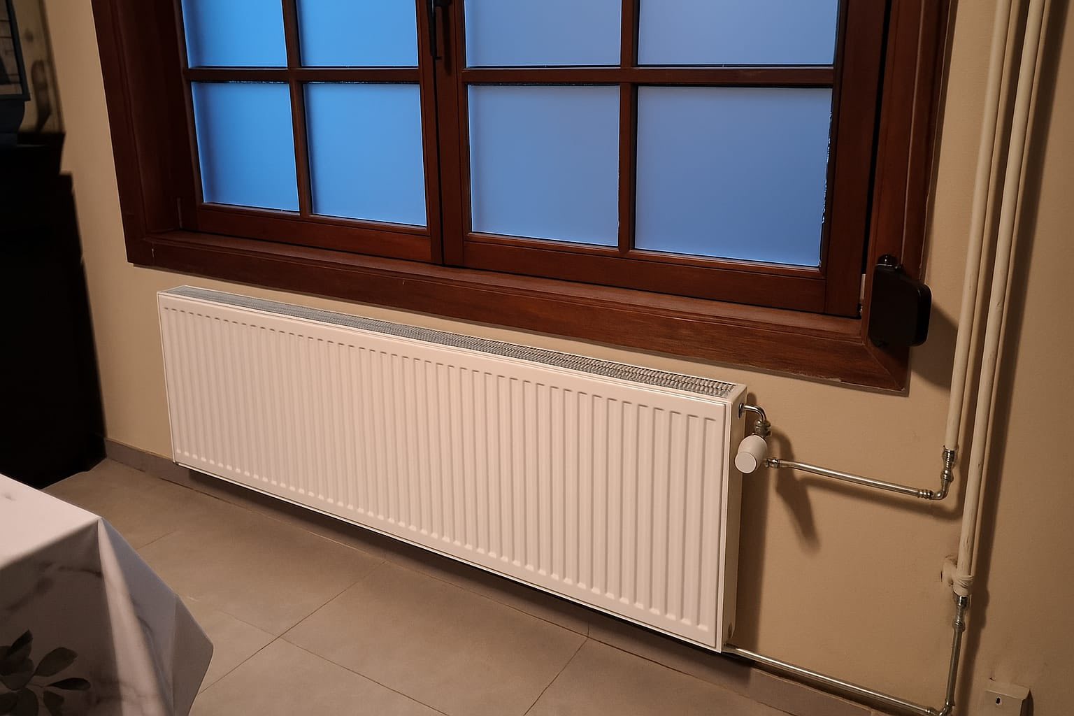 Radiateur classique — installation neuve